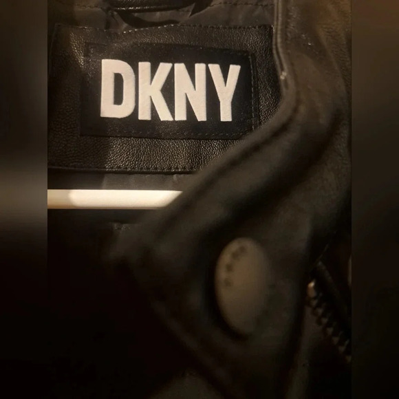 DKNY Mixed Media Quilted Racer Men's Jacket - Picture 5 of 8